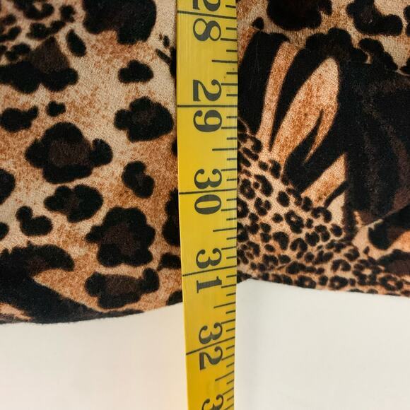 URBAN OUTFITTERS Dress Mini Mixed Animal Smocked Back Spaghetti Strap‎ Bodycon - Picture 13 of 13